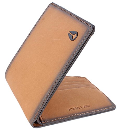 Nixon Arco Bi-Fold Monedero Monedero, del moreno Nixon Arco Bi-Fold Monedero Monedero, del moreno