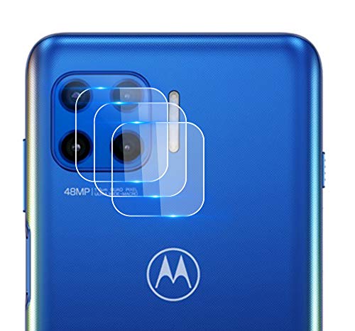 NOKOER Protector Cámara para Motorola Moto G 5G Plus, [3 Pack] Protector de Pantalla Cámara, 2.5D Película de Protección de Vidrio- Transparente