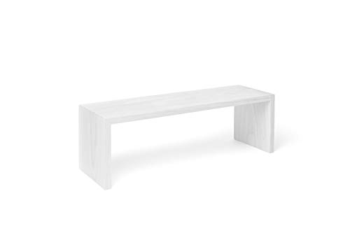 Nokte Banco Fresno Macizo Blanco 54 x 17 x 16 cm, colecc. Skyline Nokte Banco Fresno Macizo Blanco 54 x 17 x 16 cm, colecc. Skyline