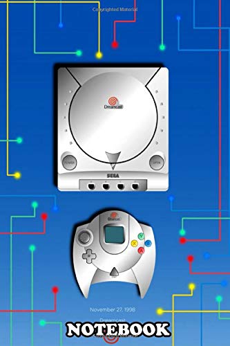 Notebook: Sega Dreamcast Console Illustration , Journal for Writing, College Ruled Size 6" x 9", 110 Pages