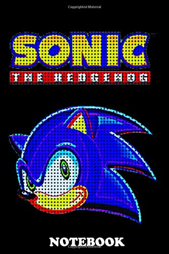 Notebook: Sonic The Hedgehog Pixel , Journal for Writing, College Ruled Size 6" x 9", 110 Pages
