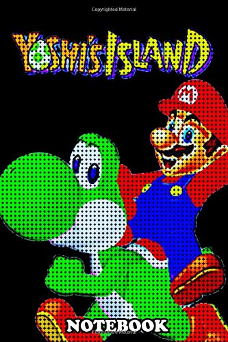 Notebook: Yoshi Island Pixel , Journal for Writing, College Ruled Size 6" x 9", 110 Pages
