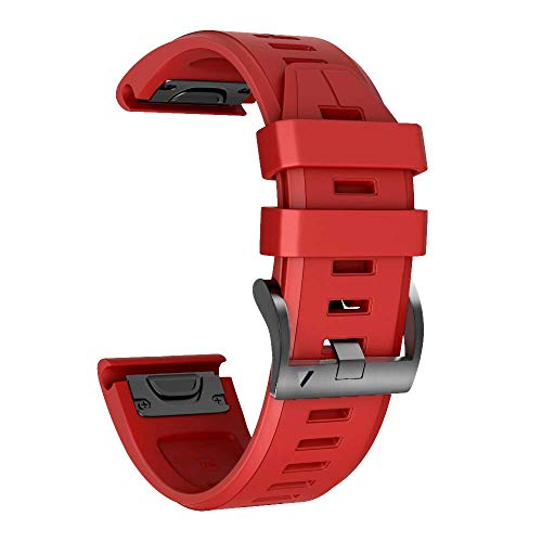 NotoCity Garmin Fenix 3 Correa, Silicona Reemplazo Correa para Garmin Fenix 5X/Fenix 5X Plus/Fenix 6X/Fenix 6X Pro/Fenix 3/Fenix 3 HR, Easy-Fit, no Adapta a Fenix 5 NotoCity Garmin Fenix 3 Correa, Silicona Reemplazo Correa para Garmin Fenix 5X/Fenix 5X Plus/Fenix 6X/Fenix 6X Pro/Fenix 3/Fenix 3 HR, Easy-Fit, no Adapta a Fenix 5