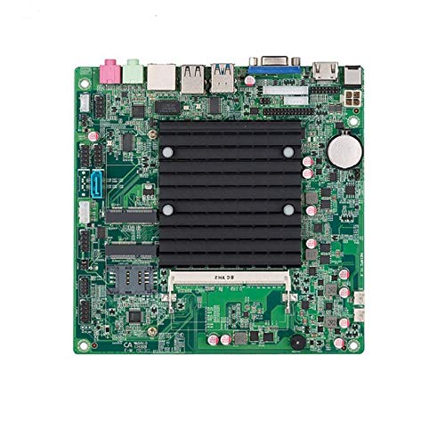 Nrpfell Placa Base ITX J1900C 2.0GHz DDR3 8GB / 1333MHz Thin ITX Placa Base Compatible con VGA LVDS para Escritorio Nrpfell Placa Base ITX J1900C 2.0GHz DDR3 8GB / 1333MHz Thin ITX Placa Base Compatible con VGA LVDS para Escritorio