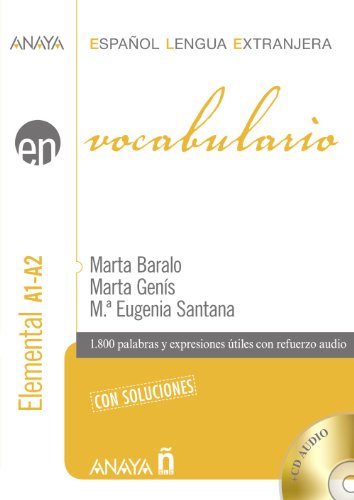 Nuevo Sueña: Vocabulario. NIvel elemental A1-A2: Vocabulario - nivel elemental A1-A2 con soluciones (Anaya E.L.E. EN - Vocabulario - Nivel Elemental (A1-A2)) Nuevo Sueña: Vocabulario. NIvel elemental A1-A2: Vocabulario - nivel elemental A1-A2 con soluciones (Anaya E.L.E. EN - Vocabulario - Nivel Elemental (A1-A2))