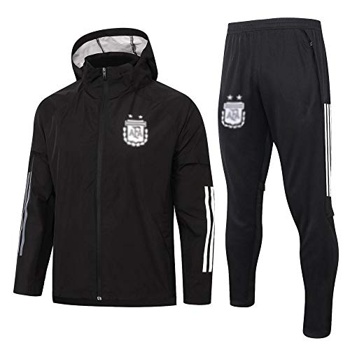 Nuevo Uniforme de fútbol para Hombre Regalo Rompevientos Ropa de fútbol de Manga Larga Traje de fanático del fútbol Traje de Ropa Deportiva Capucha de fútbol -fsa98-negro_s Nuevo Uniforme de fútbol para Hombre Regalo Rompevientos Ropa de fútbol de Manga Larga Traje de fanático del fútbol Traje de Ropa Deportiva Capucha de fútbol -fsa98-negro_s