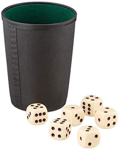 Nürnberger-Spielkarten-Verlag - Cubilete de dados, de 2 a 6 jugadores , color/modelo surtido Nürnberger-Spielkarten-Verlag - Cubilete de dados, de 2 a 6 jugadores , color/modelo surtido