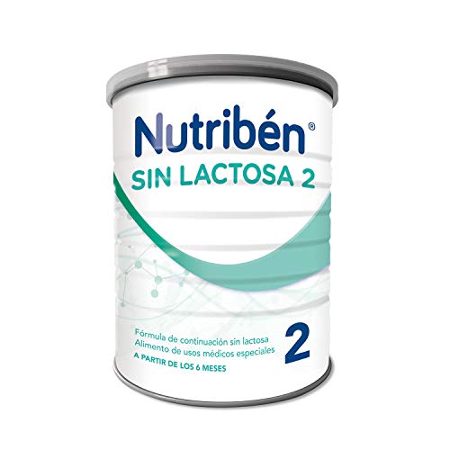 Nutribén - Leche Infantil Sin Lactosa 2 desde los 6 meses - 400 gr.