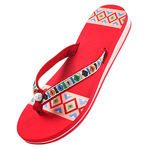 NYKK Chanclas Señoras de la Moda Sandalias Sandalias de Verano Zapatos de Playa al Aire Libre Plana Zapatillas Casuales Zapatos de Ducha de Caucho Natural 3 Colores Chanclas de Mujer