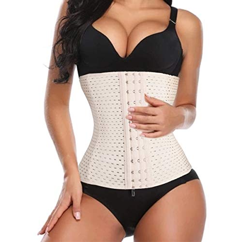 O³ Corset Reductor Adelgazante Mujer – Tallas S – XXXL | Fajas Reductoras Adelgazantes para Body Mujer Lola Pink– Fajas Colombianas Cómodas y Ligeras – Blanco M/38