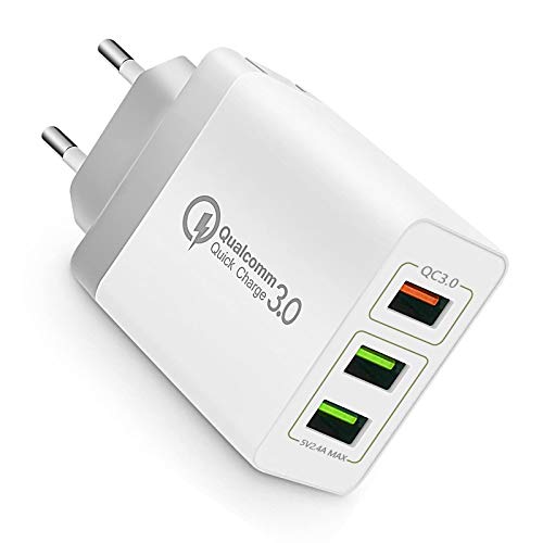 OENLY QC3.0 USB Cargador rápido Cargador Movil Universal Adaptador, 30W 3Port QC3.0 2.0 Smart Cargo sólido Desmontables en Lote schnellladeger para SamsungiPhoneiPad Huawei Google OENLY QC3.0 USB Cargador rápido Cargador Movil Universal Adaptador, 30W 3Port QC3.0 2.0 Smart Cargo sólido Desmontables en Lote schnellladeger para SamsungiPhoneiPad Huawei Google