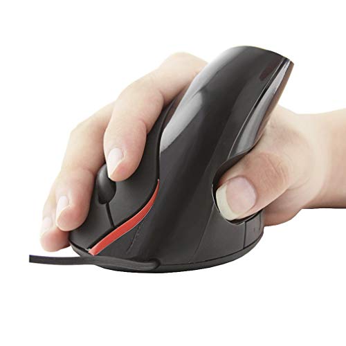 OENLY Ratón ergonómico con Cable Vertical, Mouse óptico USB para computadora Ratón óptico de Alta precisión 1600 dpi 5 Botones para Computadora,Reduce el Dolor de Brazo en la Mano OENLY Ratón ergonómico con Cable Vertical, Mouse óptico USB para computadora Ratón óptico de Alta precisión 1600 dpi 5 Botones para Computadora,Reduce el Dolor de Brazo en la Mano
