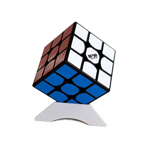 OJIN MO Fang GE el Nuevo Thunderclap V2 3x3 Magic Cube MoFangGe Leishen con One Cube Tripod (Negro)