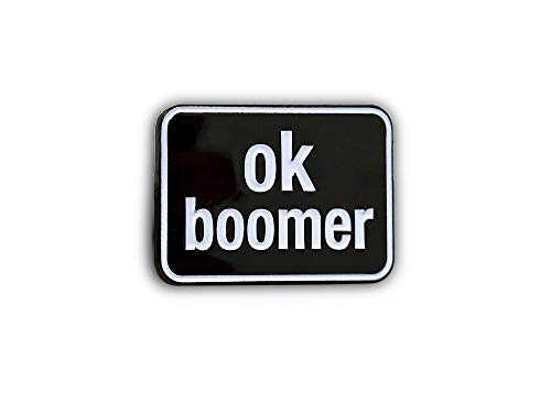 Ok Boomer Enamel Pin, Licensed Original Artwork by Matt Stewart - 1.25"