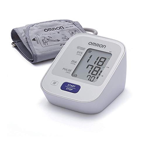 OMRON M2 - Tensiómetro de brazo, detección del pulso arrítmico, tecnología Intellisense para dar lecturas de presión arterial rápidas, cómodas y precisas OMRON M2 - Tensiómetro de brazo, detección del pulso arrítmico, tecnología Intellisense para dar lecturas de presión arterial rápidas, cómodas y precisas