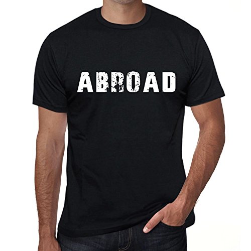 One in the City Abroad Hombre Camiseta Negro Regalo De Cumpleaños 00554