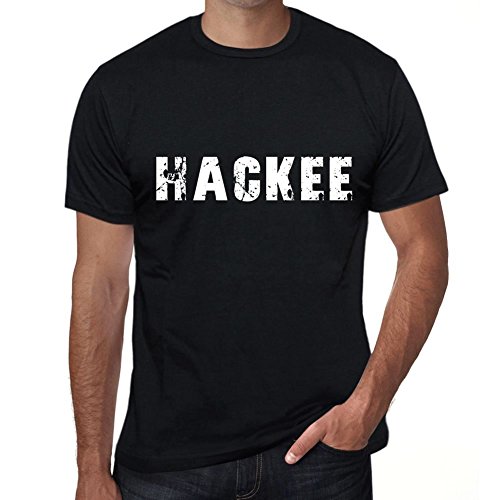 One in the City Hackee Hombre Camiseta Negro Regalo De Cumpleaños 00554 One in the City Hackee Hombre Camiseta Negro Regalo De Cumpleaños 00554