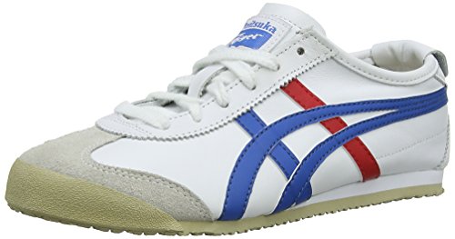 Onitsuka Tiger Mexico 66, Zapatillas Hombre, Blanco (White/Blue 146), 49 EU Onitsuka Tiger Mexico 66, Zapatillas Hombre, Blanco (White/Blue 146), 49 EU