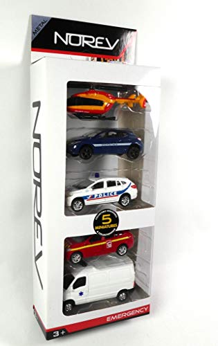 OPO 10 - Conjunto de 5 vehículos en Miniatura Norev de 3 Pulgadas (Unos 8 cms) Renault Megane Master Police FENDFIGHTER GENDARMERIE (311689) OPO 10 - Conjunto de 5 vehículos en Miniatura Norev de 3 Pulgadas (Unos 8 cms) Renault Megane Master Police FENDFIGHTER GENDARMERIE (311689)