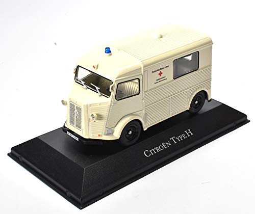 OPO 10 - Vehículo Ambulancia 1/43 Compatible con Citroën Type H 1965 (AMB08)