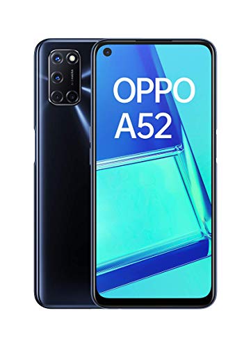 OPPO A52 - Pantalla de 6.5" ( FHD+, 4GB/64GB, Snapdragon 665, 5.000 mAh, cámara trasera 12 + 8 + 2 + 2 MP, cámara frontal 8 MP, Android 10) Negro OPPO A52 - Pantalla de 6.5" ( FHD+, 4GB/64GB, Snapdragon 665, 5.000 mAh, cámara trasera 12 + 8 + 2 + 2 MP, cámara frontal 8 MP, Android 10) Negro