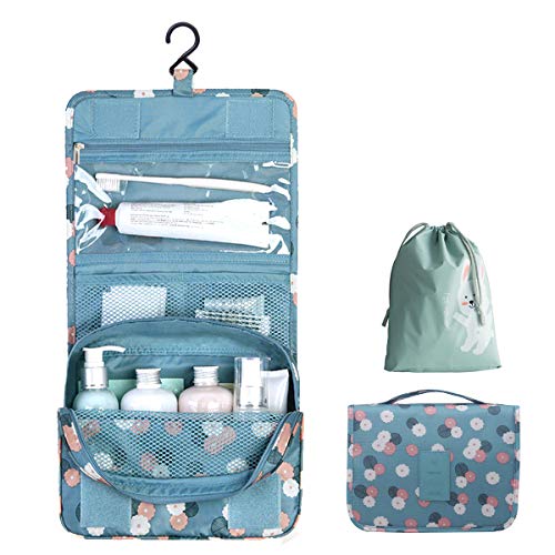 OrgaWise Neceser Maquillaje Impermeable de Gran Capacidad con Gancho Colgante, Viaje Camping Cosas Necesarias, Envía un Lindo Neceser Viaje Pequeño OrgaWise Neceser Maquillaje Impermeable de Gran Capacidad con Gancho Colgante, Viaje Camping Cosas Necesarias, Envía un Lindo Neceser Viaje Pequeño