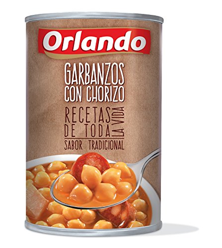 Orlando - Platos Preparados garbanzos Con Chorizo Lata 425 g