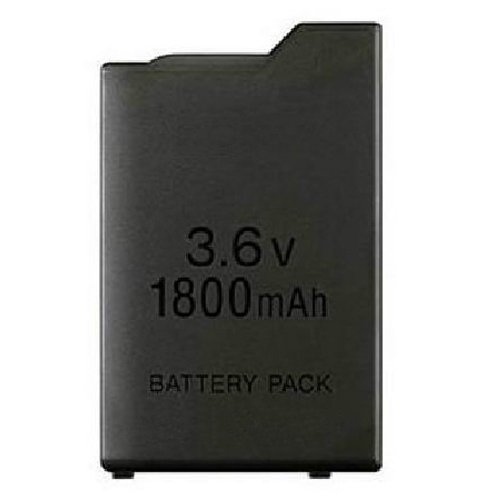 OSTENT Reemplazo de batería recargable de iones de litio de 1800 mAh 3.6 V para la consola Sony PSP 1000 PSP-110