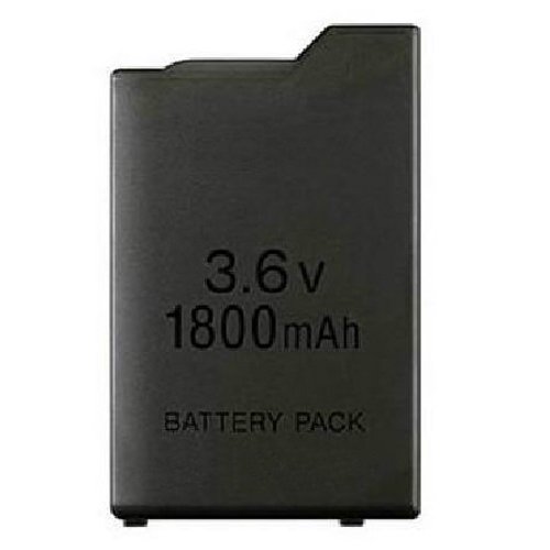 OSTENT Reemplazo de batería recargable de iones de litio de 1800 mAh 3.6 V para la consola Sony PSP 1000 PSP-110 OSTENT Reemplazo de batería recargable de iones de litio de 1800 mAh 3.6 V para la consola Sony PSP 1000 PSP-110