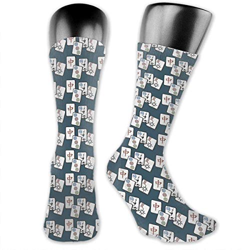 ouyjian Personality Mahjong Crew Calcetines Novelty Sports Calcetines ouyjian Personality Mahjong Crew Calcetines Novelty Sports Calcetines