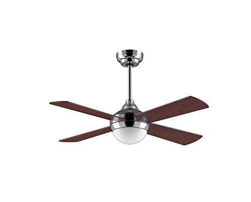 Ovlaim Ventilador de techo moderno de 122 cm con iluminación LED (3 colores) y control remoto (6 velocidades), motor de CC de bajo consumo, súper silencioso, adecuado para verano e invierno - Marrón Ovlaim Ventilador de techo moderno de 122 cm con iluminación LED (3 colores) y control remoto (6 velocidades), motor de CC de bajo consumo, súper silencioso, adecuado para verano e invierno - Marrón