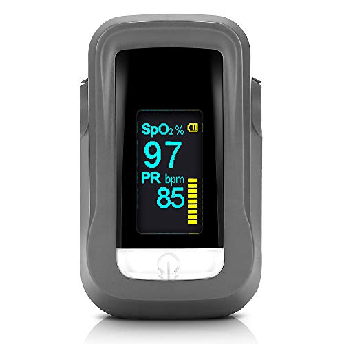Oxímetro de Pulso, Pulsioximetro de Dedo Profesional con Pantalla OLED que Medición y Lectura Instantánea de SpO2, PR Aplica para Adultos y Niños Oxímetro de Pulso, Pulsioximetro de Dedo Profesional con Pantalla OLED que Medición y Lectura Instantánea de SpO2, PR Aplica para Adultos y Niños