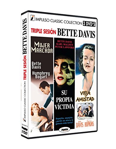 Pack 3 DVDs Bette Davis Mujer Marcada + Su Propia Victima + Vieja Amistad