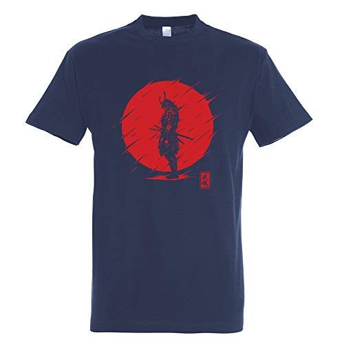 Pampling Camiseta Samurai Spirit - Japón - 100% Algodón - Serigrafía Pampling Camiseta Samurai Spirit - Japón - 100% Algodón - Serigrafía