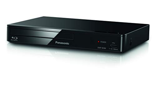 Panasonic DMP-BD84EG-K Reproductor Blu-Ray Full HD (Unidad Compacta, HDMI, Sensación Home Cinema, Internet Apps, Contenido Digital, Puerto LAN, USB, FLAC, CD, DVD, CD-R, MP4, MP3, JPEG)-Color Negro