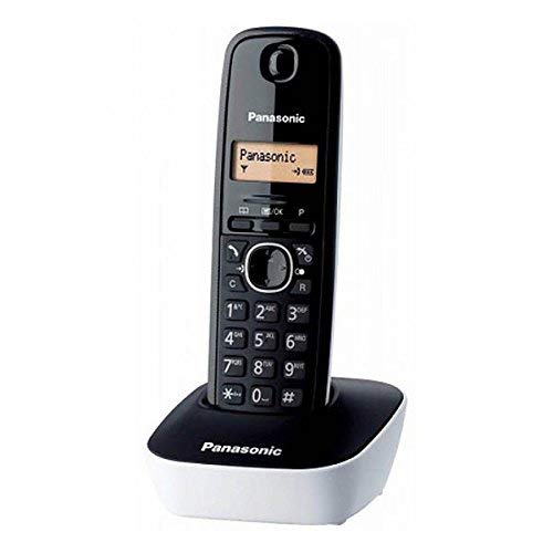 Panasonic KX-TG1611, Teléfono Fijo Inalámbrico (LCD, Identificador de Llamadas, Agenda de 50 Números, Tecla de Navegación, Alarma, Reloj), DECT, Blanco Panasonic KX-TG1611, Teléfono Fijo Inalámbrico (LCD, Identificador de Llamadas, Agenda de 50 Números, Tecla de Navegación, Alarma, Reloj), DECT, Blanco