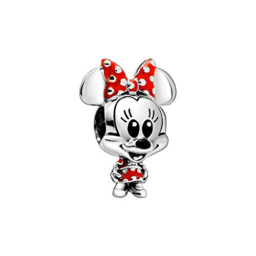 Pandora Disney Minnie Mouse 798880C02 - Vestido de lunares y lazo, multicolor, 1,76 cm Pandora Disney Minnie Mouse 798880C02 - Vestido de lunares y lazo, multicolor, 1,76 cm