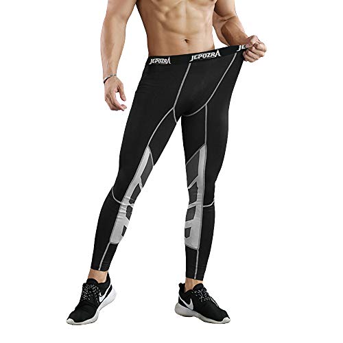 Pantalones de Compresion Hombre Deporte Mallas Running de Secado Rápido,Hombres Corriendo Pantalones de Ciclismo,Leggings cómodos Base Fitness Pantalones térmica,Compresión Mallas de Fitness Yoga