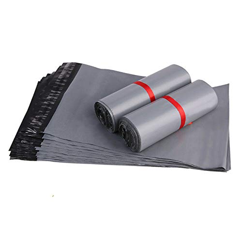 Paquete de 100 | Tamaño de 30,4 x 40,6 cm | Bolsas de correo postal gris | Material de plástico reciclado | Resistente al agua | Sobre de paquete | Adhesivo autoadhesivo Paquete de 100 | Tamaño de 30,4 x 40,6 cm | Bolsas de correo postal gris | Material de plástico reciclado | Resistente al agua | Sobre de paquete | Adhesivo autoadhesivo