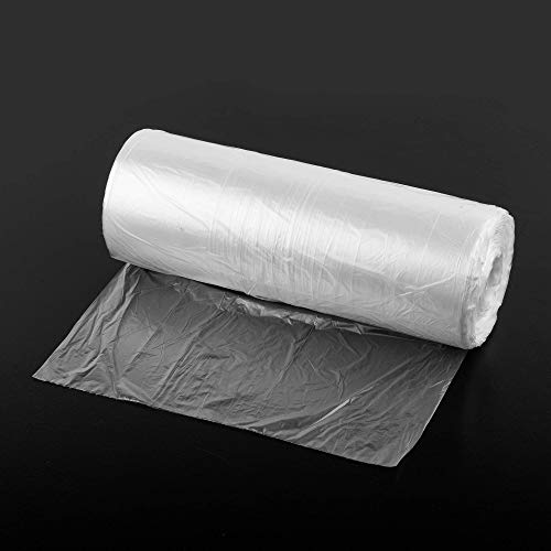 (Paquete de 2000) Compostable Biodegradable en 2 años HDPE 25 x 40 cm CONTADOR Bolsas de polietileno en rollo, empaque de plástico seguro para alimentos
