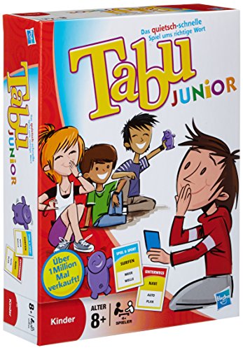 Parker 14334100 - Juego de mesa Tabu Junior (4.ª edición, 2011, en alemán) , color/modelo surtido Parker 14334100 - Juego de mesa Tabu Junior (4.ª edición, 2011, en alemán) , color/modelo surtido
