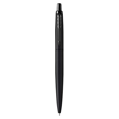Parker Jotter XL bolígrafo | negro mate monochrome | punta mediana | tinta azul | en estuche de regalo