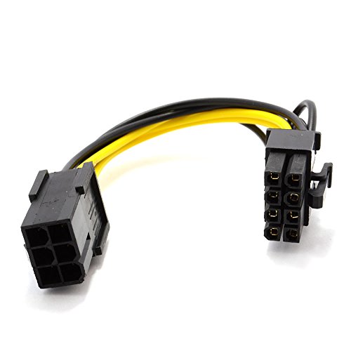 PCI Express PCIe 6 Pines a 8 Pines Gráficos Tarjeta Energía Adaptador Cable 10 cm PCI Express PCIe 6 Pines a 8 Pines Gráficos Tarjeta Energía Adaptador Cable 10 cm