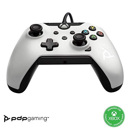 PDP Gaming - Mando con cable Licenciado (colo Blanco) (Xbox One)