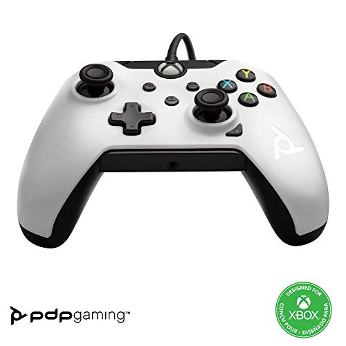 PDP Gaming - Mando con cable Licenciado (colo Blanco) (Xbox One) PDP Gaming - Mando con cable Licenciado (colo Blanco) (Xbox One)