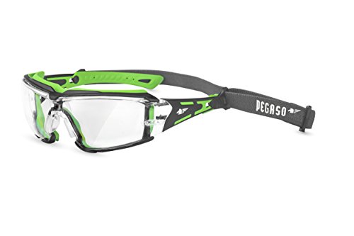 Pegaso 103.03 Gafas de Protección, Verde y Negro, L Pegaso 103.03 Gafas de Protección, Verde y Negro, L