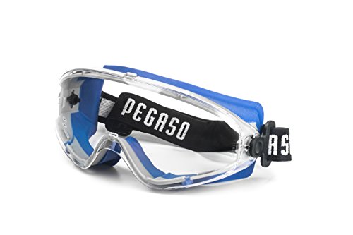 Pegaso 22 Gafas de Protección, Azul y Gris, L