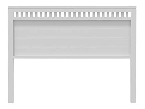 PEJECAR cabecero Modelo Bora para Cama de 150 Fabricado en Madera mazica de Pino insigni Acabado en Blanco Satinado