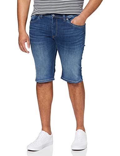 Pepe Jeans Cash Short Jeans, Azul (Denim 000), 36 para Hombre