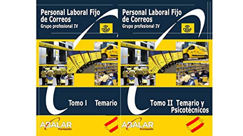 Personal Laboral Fijo Correos - Pack Temario Completo, Resúmenes y Exámenes. Edición Sep 2020 - 2 tomos (Español) Tapa blanda – 20 septiembre 2020 Personal Laboral Fijo Correos - Pack Temario Completo, Resúmenes y Exámenes. Edición Sep 2020 - 2 tomos (Español) Tapa blanda – 20 septiembre 2020